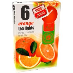 Illatos teamécses narancs 6 db-os 1 db