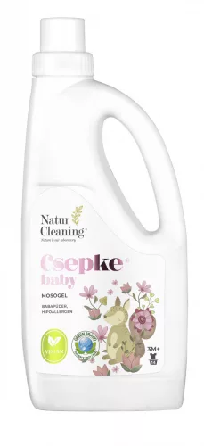 Csepke Baby mosógél babapúder illattal 3m+ 1000 ml