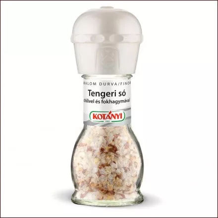 Kotányi tengeri só chilivel és fokhagymával malom 72 g