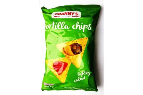 Grannys enyhén sós tortilla chips gluténmentes 150 g