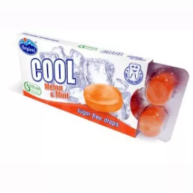   Cool melon&mint sárgadinnye-mentol ízű cukormentes cukorka 16 g