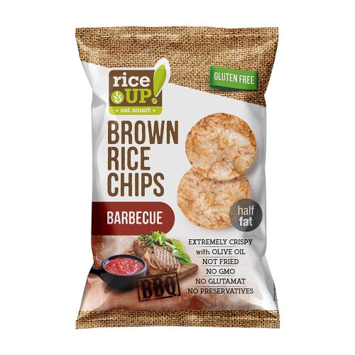 Rice Up barna rizs chips barbecue ízű 60 g (Gluténmentes)