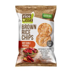   Rice Up barna rizs chips csípős chili ízű 60 g (Gluténmentes)