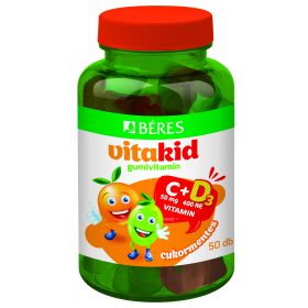 Béres vitakid c+d gumivitamin gumitabletta 50 db