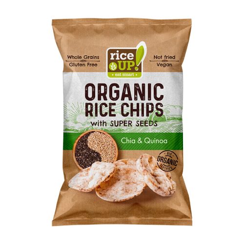 Rice Up bio chia&quinoa chips 25 g (Gluténmentes)