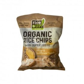 Rice Up bio köles & napraforgó chips 25 g (Gluténmentes)
