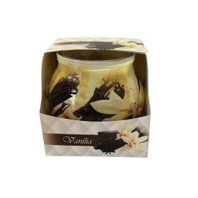 Illatos mécses üvegpohárban 923 vanília 1 db