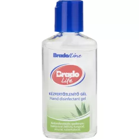 Bradolife kézfertőtlenítő gél aloe vera 50 ml