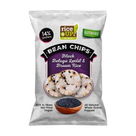   Rice Up proteines chips fekete beluga lencsével 60 g (Gluténmentes)