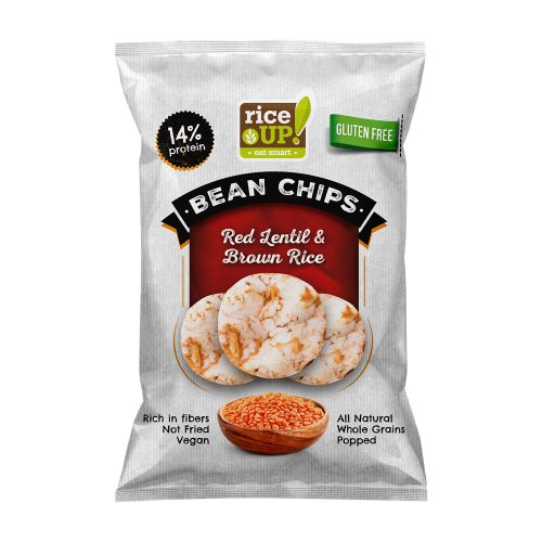 Rice Up proteines chips vörös lencsével 60 g (Gluténmentes)