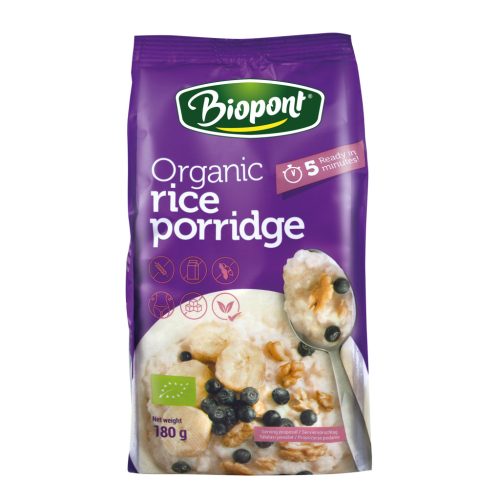 Biopont bio rizskása 180 g (Gluténmentes)