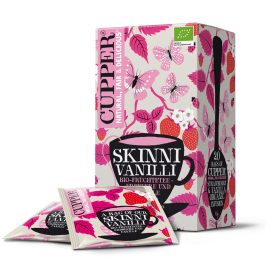   Cupper bio skinni vanilli vaníliás gyümölcstea 20 db 40 g
