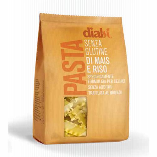 Dialsí kukorica-rizsliszt tészta fodroskocka 250 g (Gluténmentes)