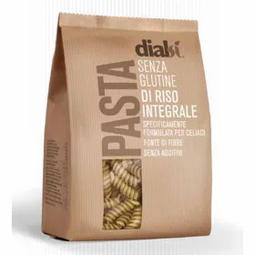   Dialsí barna rizslisztből készült tészta fusilli 400 g (Gluténmentes)