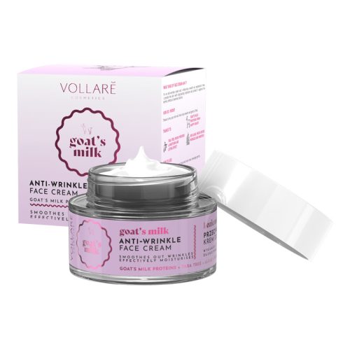 Vollaré intenzív ráncfeltöltő arckrém vörösalga-kecsketej 50 ml