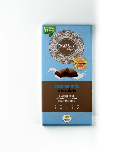 Health market milkless delight kókusztejes csokoládé édesítőszerekkel 80 g