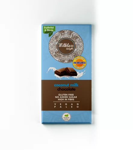 Health market milkless delight kókusztejes csokoládé édesítőszerekkel 80 g