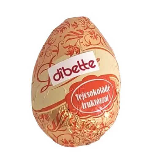 Dibette tejcsokoládé tojás fruktózzal 20 g