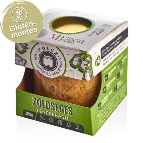 Polcz zöldséges lencseragu adalékmentes készétel 350 g (Gluténmentes)