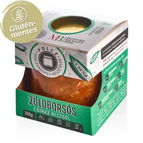   Polcz zöldborsós csirke rizzsel adalékmentes készétel 350 g (Gluténmentes)