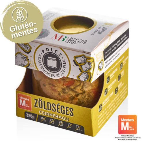 Polcz zöldséges csirkeragu adalékmentes készétel 350 g (Gluténmentes)