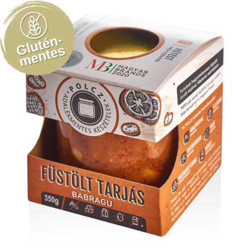 Polcz füstölt tarjás babragu adalékmentes készétel 350 g (Gluténmentes)
