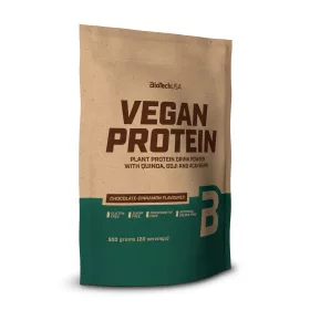   Biotech vegan protein csoki-fahéj ízű fehérje italpor 500 g
