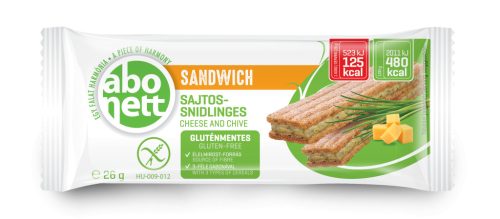 Abonett sandwich sajtos-snidlinges 26 g (Gluténmentes)