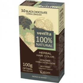   Venita 100% natural gyógynövényes hajfesték 3.0 fekete csokoládé 100 g