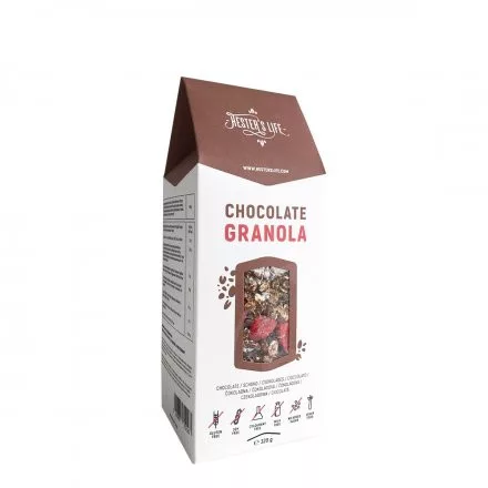 Hester's Life chocolate granola csokoládés granola 320 g (Gluténmentes)