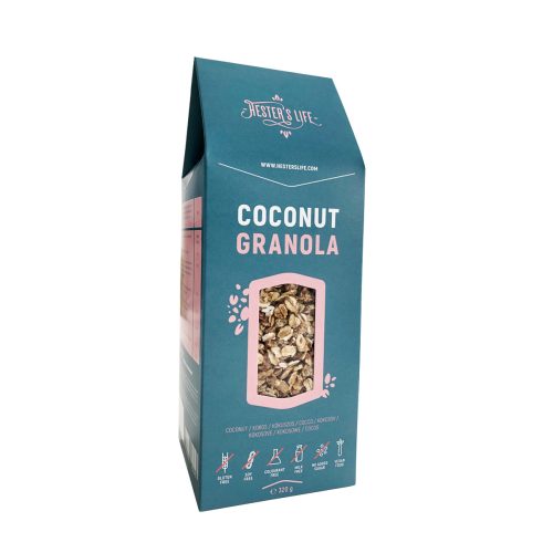 Hester's Life coconut granola kókuszos granola 320 g (Gluténmentes)