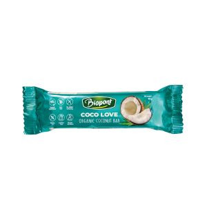 Biopont bio coco love kókuszos szelet 40 g (Gluténmentes)