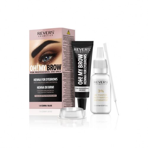 Revers henna procolor szemöldök krémfesték fekete 15 ml