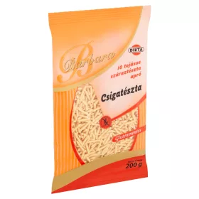 Barbara gluténmentes tészta csiga 200 g