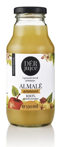 Dér juice almalé gyömbérrel 98-2% 330 ml