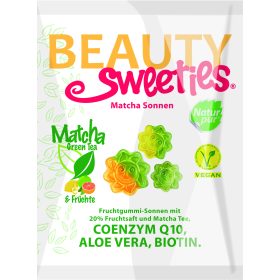   Beauty Sweeties gluténmentes vegán gumicukor matcha napocskák 125 g