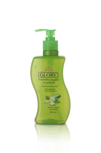 Glory folyékony szappan és tusfürdő uborka 500 ml