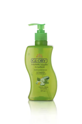 Glory folyékony szappan és tusfürdő uborka 500 ml