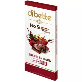   Dibette nas alkoholos meggyes krémmel töltött étcsokoládé hozzáadott cukor nélkül édesítőszerekkel 80 g