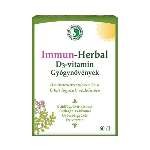 Dr.chen immun-herbal D3-vitamin kapszula 60 db