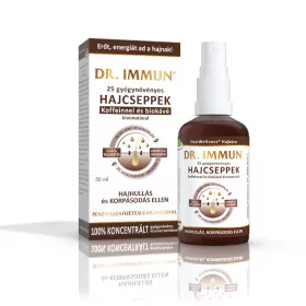   Dr.immun 25 gyógynövényes hajcseppek koffeinnel és biokávé kivonattal 50 ml