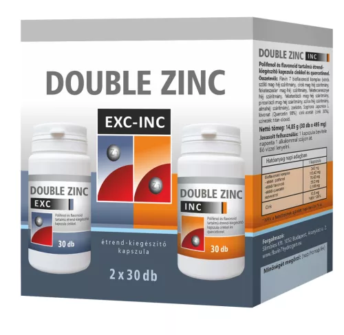 Double Zinc exc-inc kapszula 30+30 db 60 db