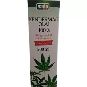 Virde kendermagolaj e-vitaminnal 100% 200 ml