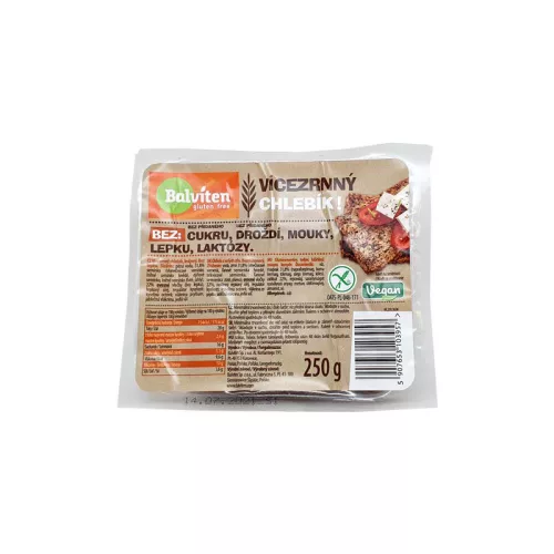 Balviten gluténmentes teljeskiőrlésű magvas kenyér 250 g