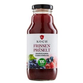   Koch frissen préselt kékszőlőlé almával és erdei gyümölccsel 330 ml