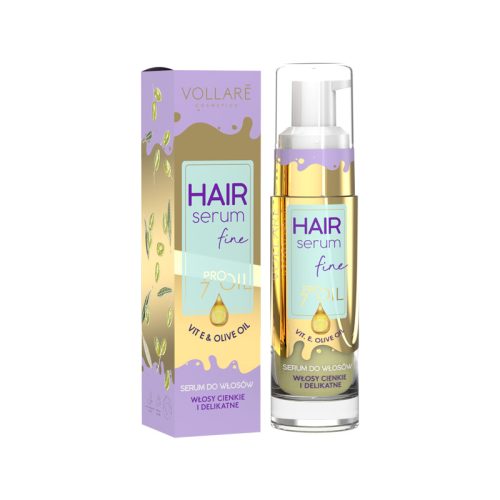 Vollaré pro oil hajvégápoló olaj volumennövelő tartás nélküli hajra vitaminokkal 30 ml