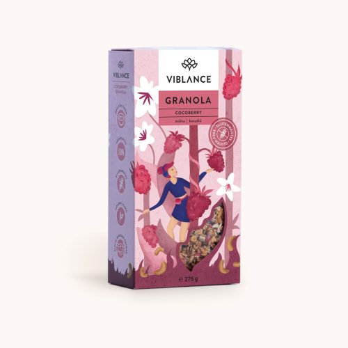 Viblance granola málnával és kesudióval 275 g (Gluténmentes)
