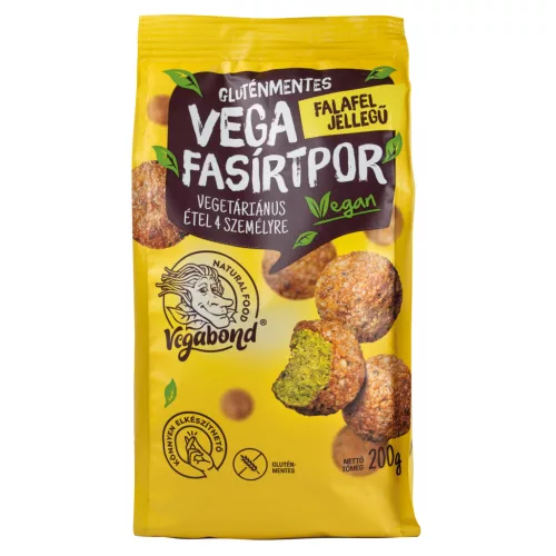 Vegabond vega fasírtpor gluténmentes falafel jellegű 200 g