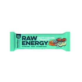   Bombus nyers szelet sós karamell és földimogyoró 50 g (Gluténmentes)