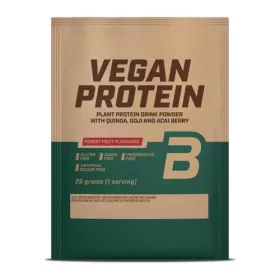   Biotech vegan protein erdei gyümölcs ízű fehérje italpor 25 g